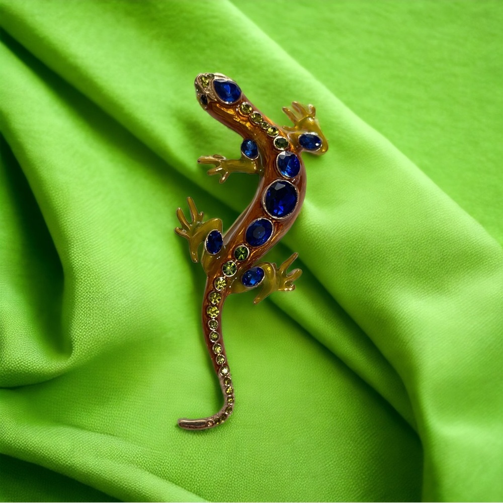 Lizard Brooch / Pendant - Picture 2 of 3